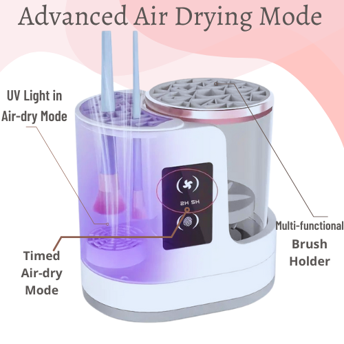 Advanced Air Drying Makeup Brush Cleaner