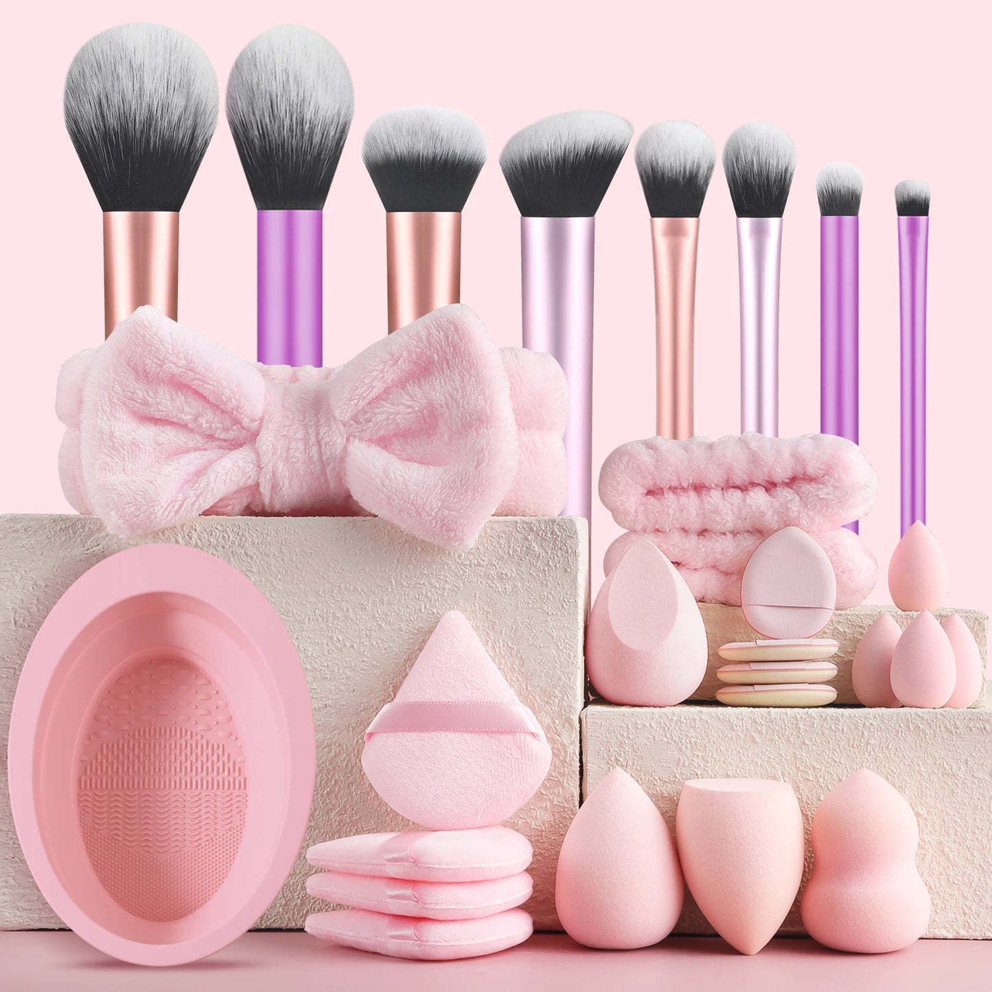 28-Piece Makeup Tool Set